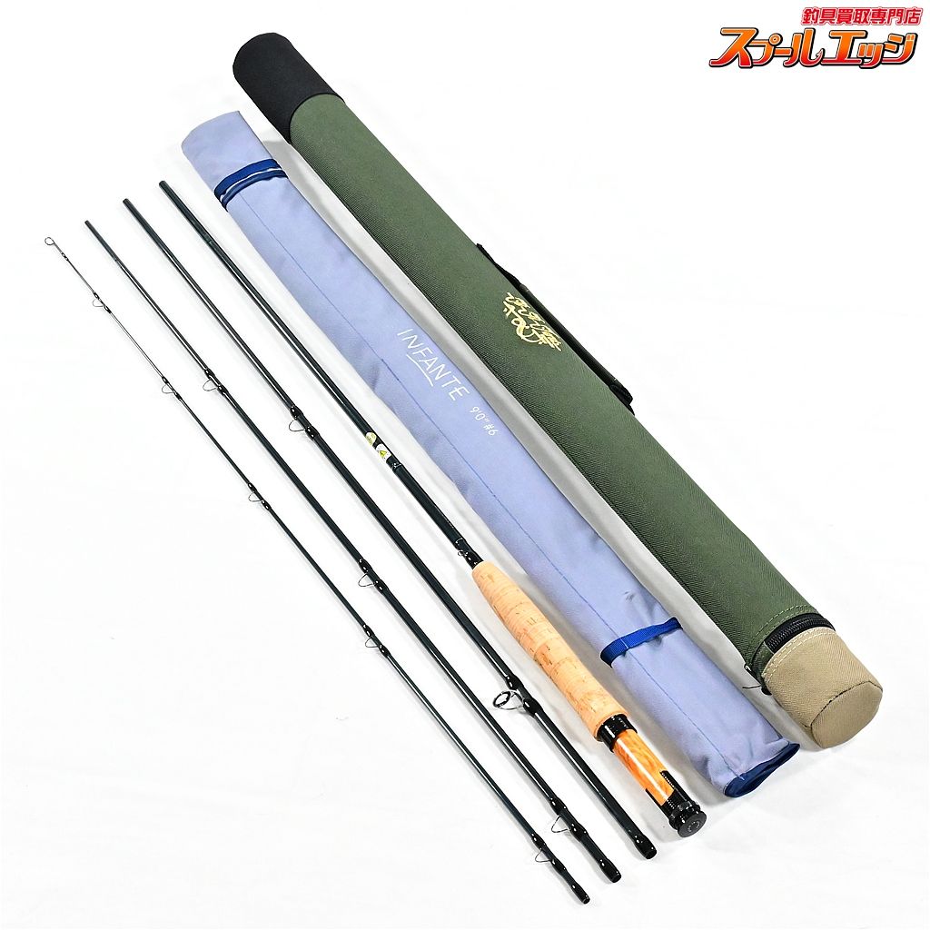 ★☆【ティムコ】 ユーフレックス インファンテ 9.0ft 9'0 #6 906-4 ウッド Tiemco EUFLEX INFANTE ヤマメ イワナ K_120★☆v48009
