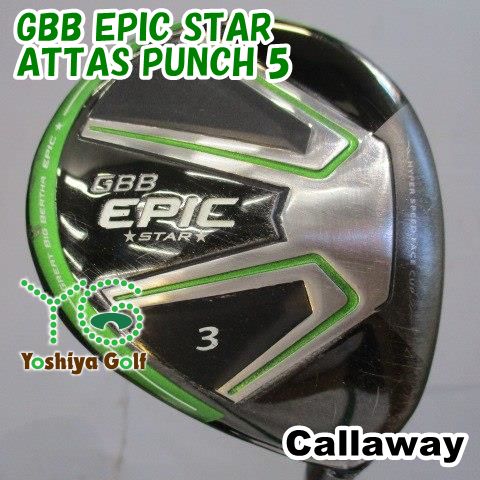 フェアウェイウッド キャロウェイ GBB EPIC STAR/ATTAS PUNCH 5/R/15[148711]