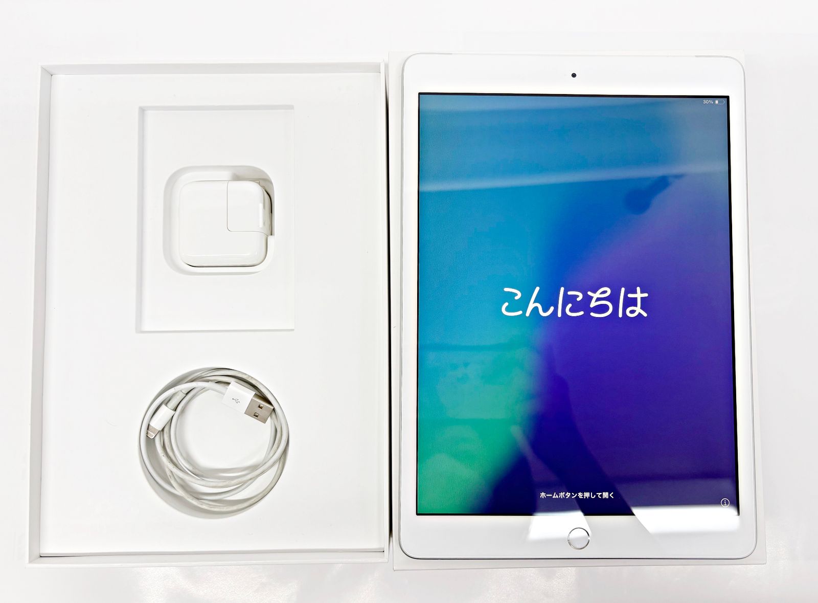 iPad7 32GB MW6C2J/A バッテリー100% シルバー Wi-Fi+Cellular Apple