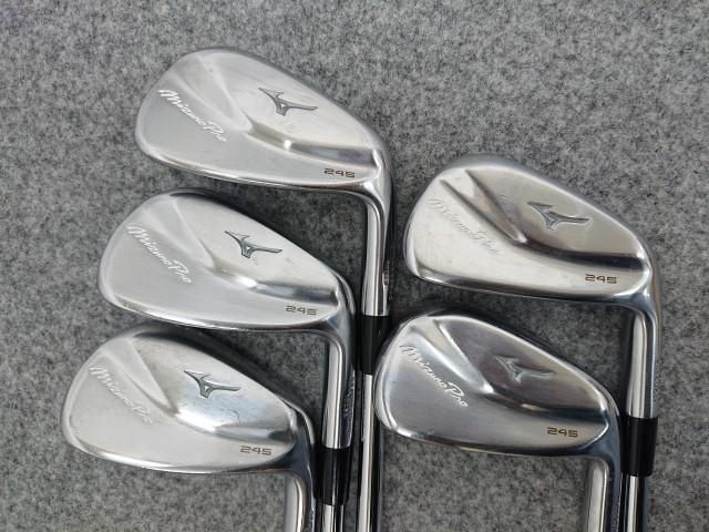 中古】 養老特注 Mizuno Pro ミズノ プロ 245 #7-PW、GW 5本 アイアン