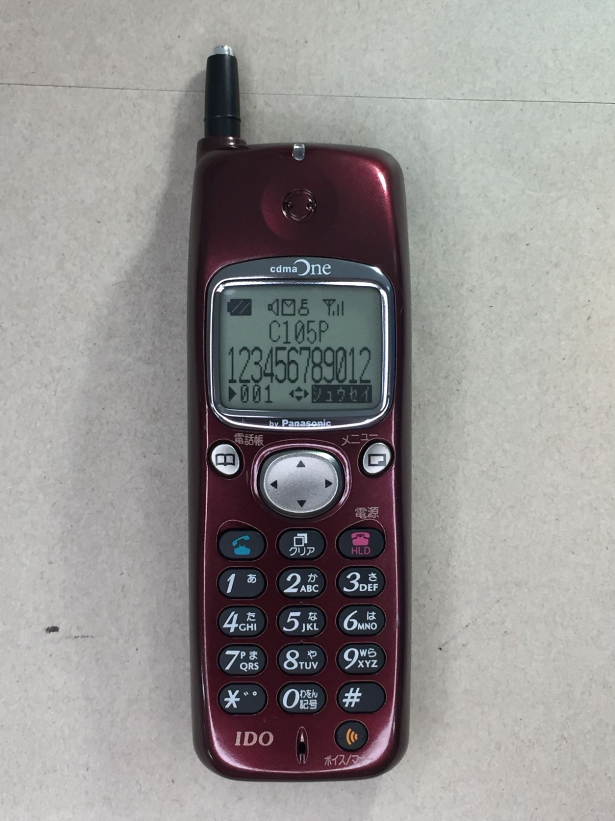 モックアップ IDO by Panasonic cdma One M633