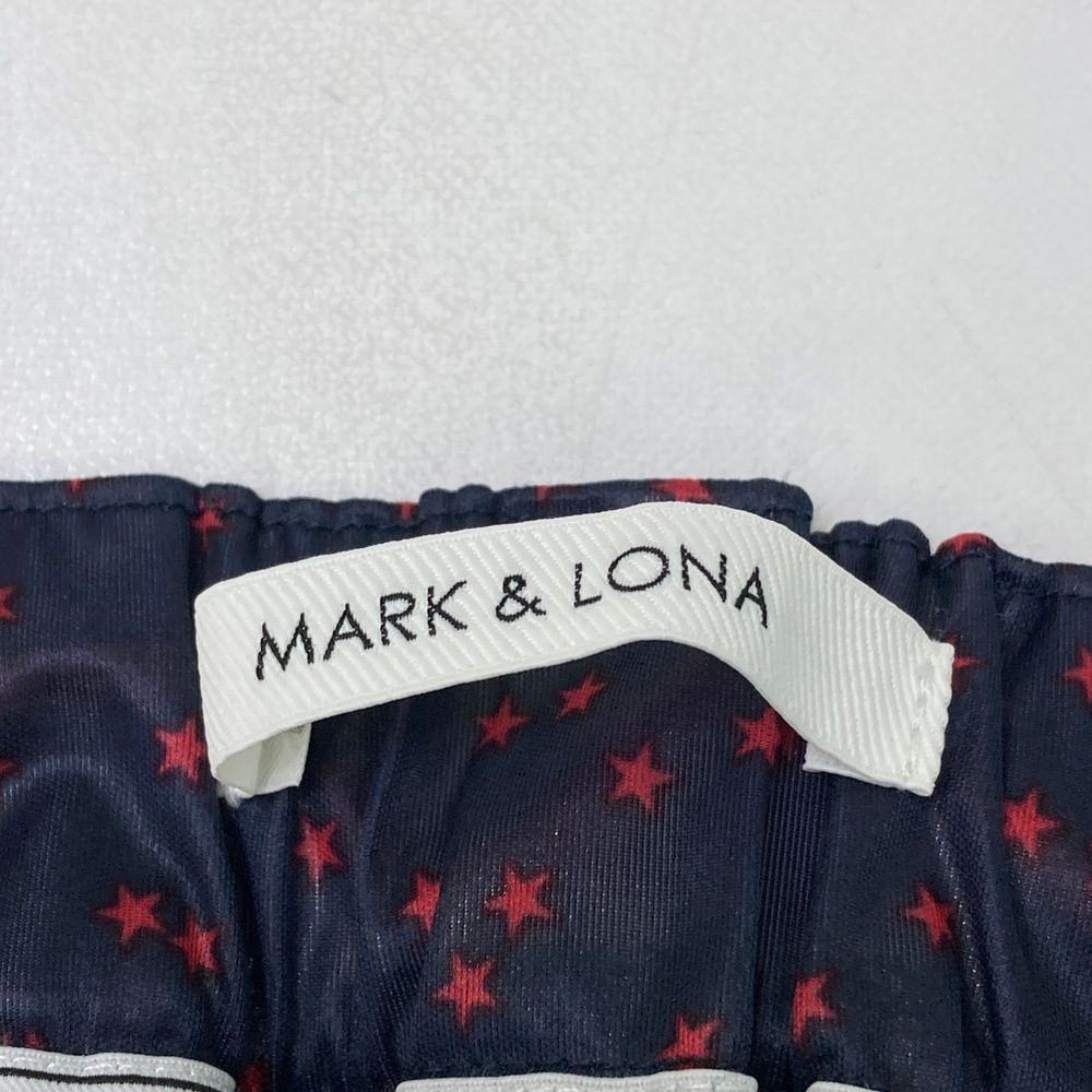 サイズ：S MARK&LONA マークアンドロナ ; 2WAY ナイロンパンツ 星柄 ネイビー系 [240101575067] ゴルフウェア レディース ストスト
