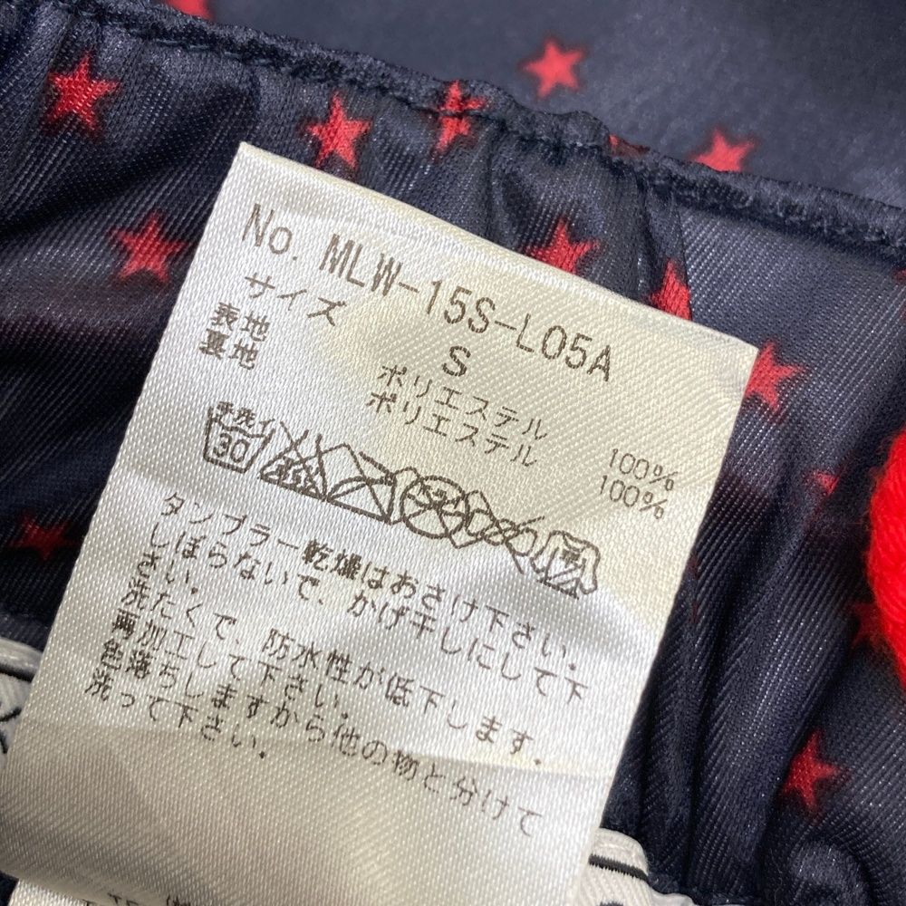サイズ：S MARK&LONA マークアンドロナ ; 2WAY ナイロンパンツ 星柄 ネイビー系 [240101575067] ゴルフウェア レディース ストスト