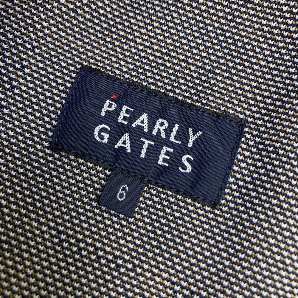 サイズ：6 PEARLY GATES パーリーゲイツ ニット ロングパンツ チェック柄 ブラウン系 [240101688942] ゴルフウェア メンズ ストスト
