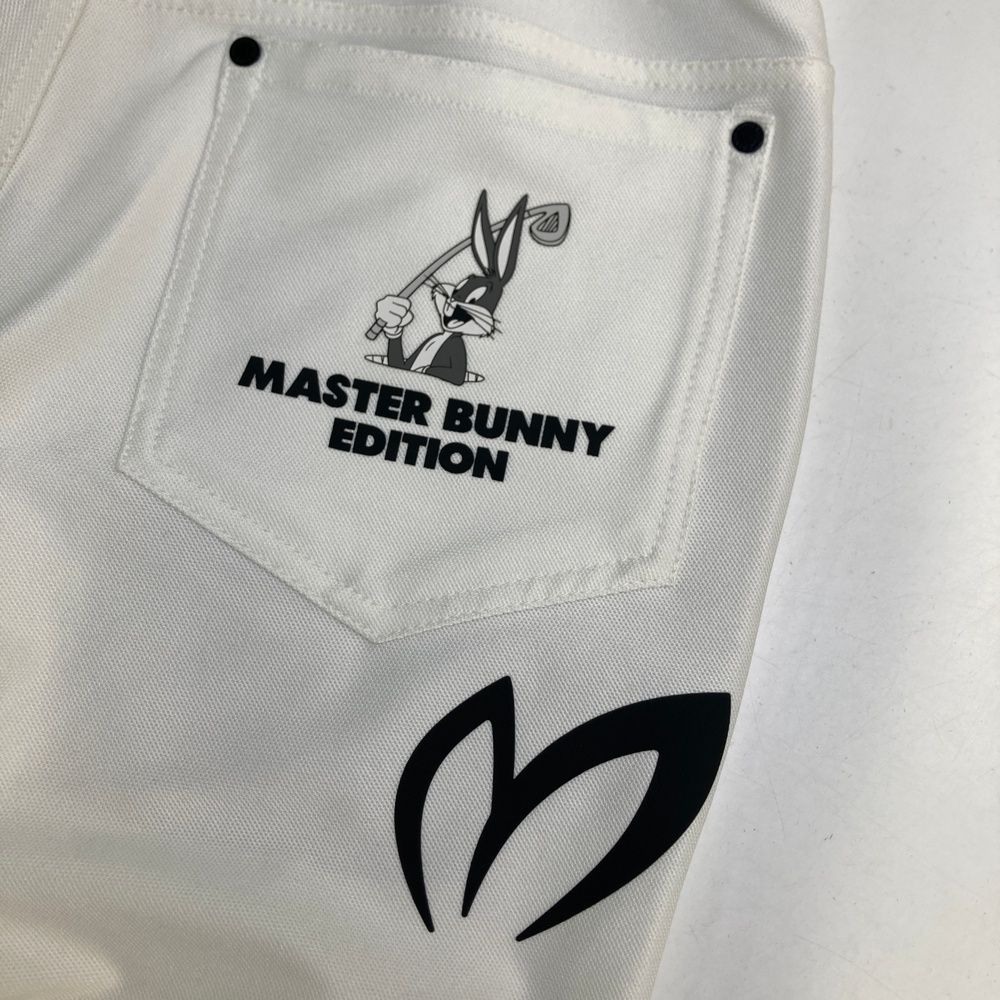 サイズ：4 MASTER BUNNY EDITION マスターバニーエディション パンツ ホワイト系 [240101694253] ゴルフウェア メンズ ストスト