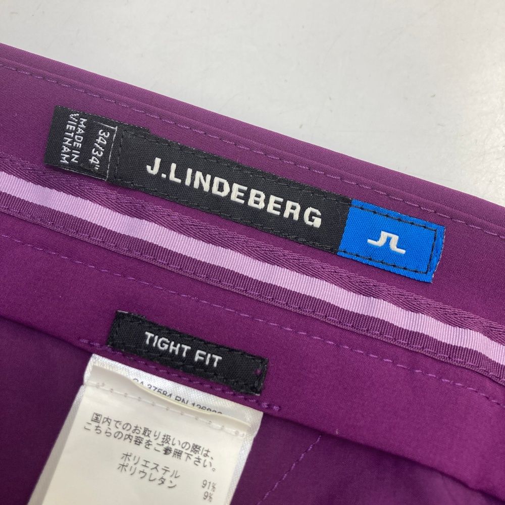 サイズ：34 J.LINDEBERG ジェイリンドバーグ ストレッチパンツ