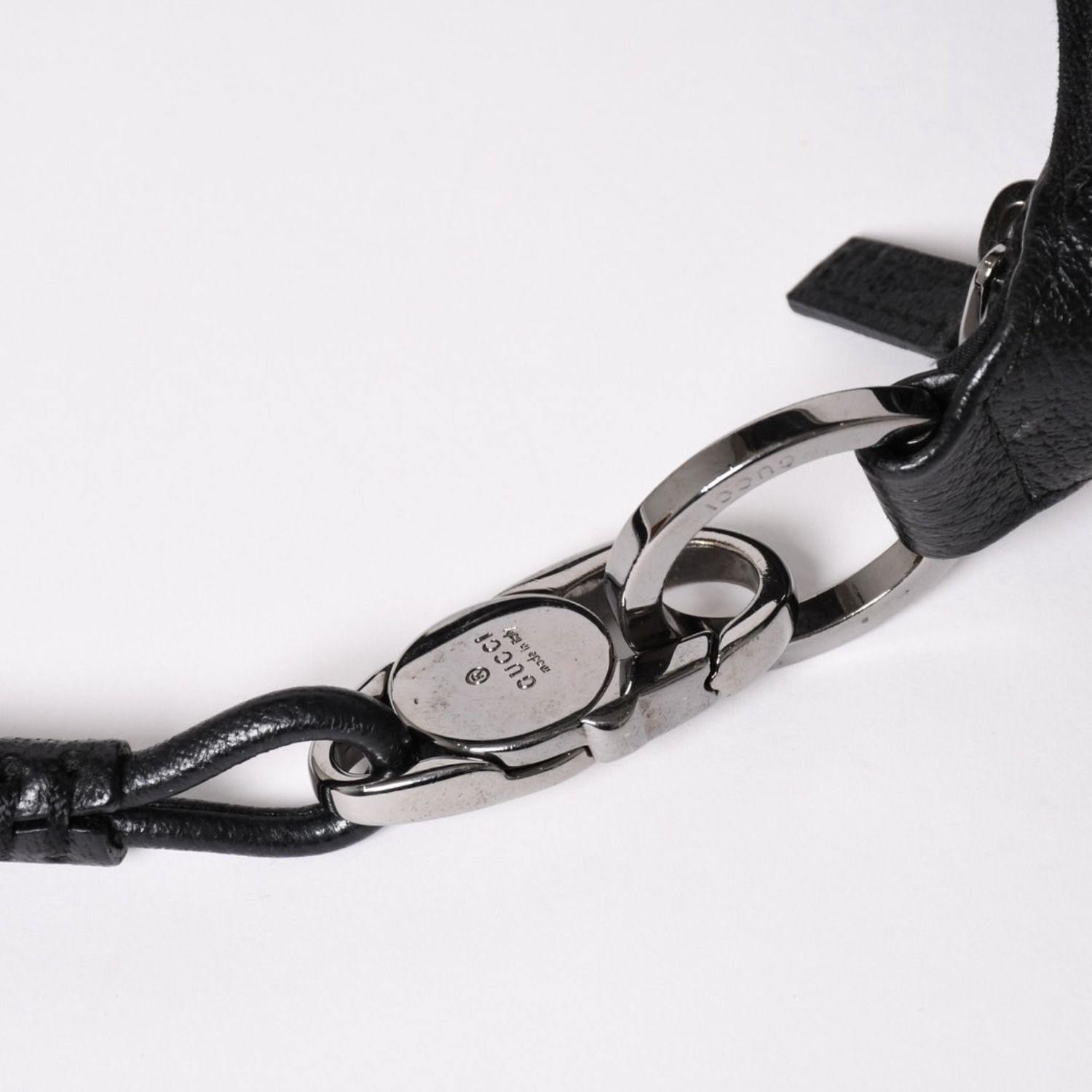 極美品 GUCCI グッチ ワンショルダーバッグ GGキャンバス 115002 ブラック シルバー金具 中古 4a002020 極美品 GUCCI グッチ ワンショルダーバッグ GGキャンバス 115002 ブラック シルバー金具 中古 4a002020