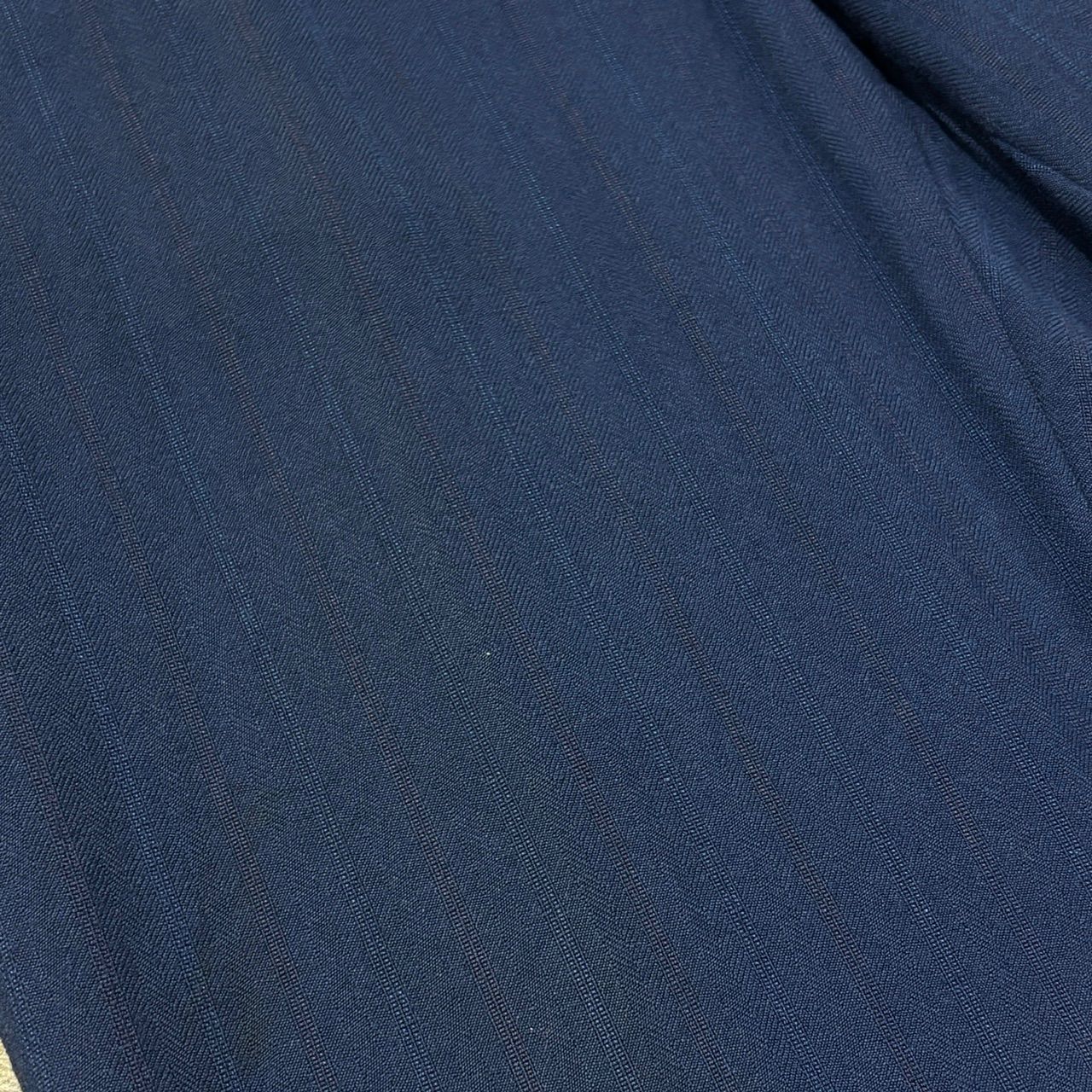 【Unknown】30~50s NAVY Rayon Gabardine Slacks W34 L30 【Unknown】30~50s NAVY Rayon Gabardine Slacks W34 L30