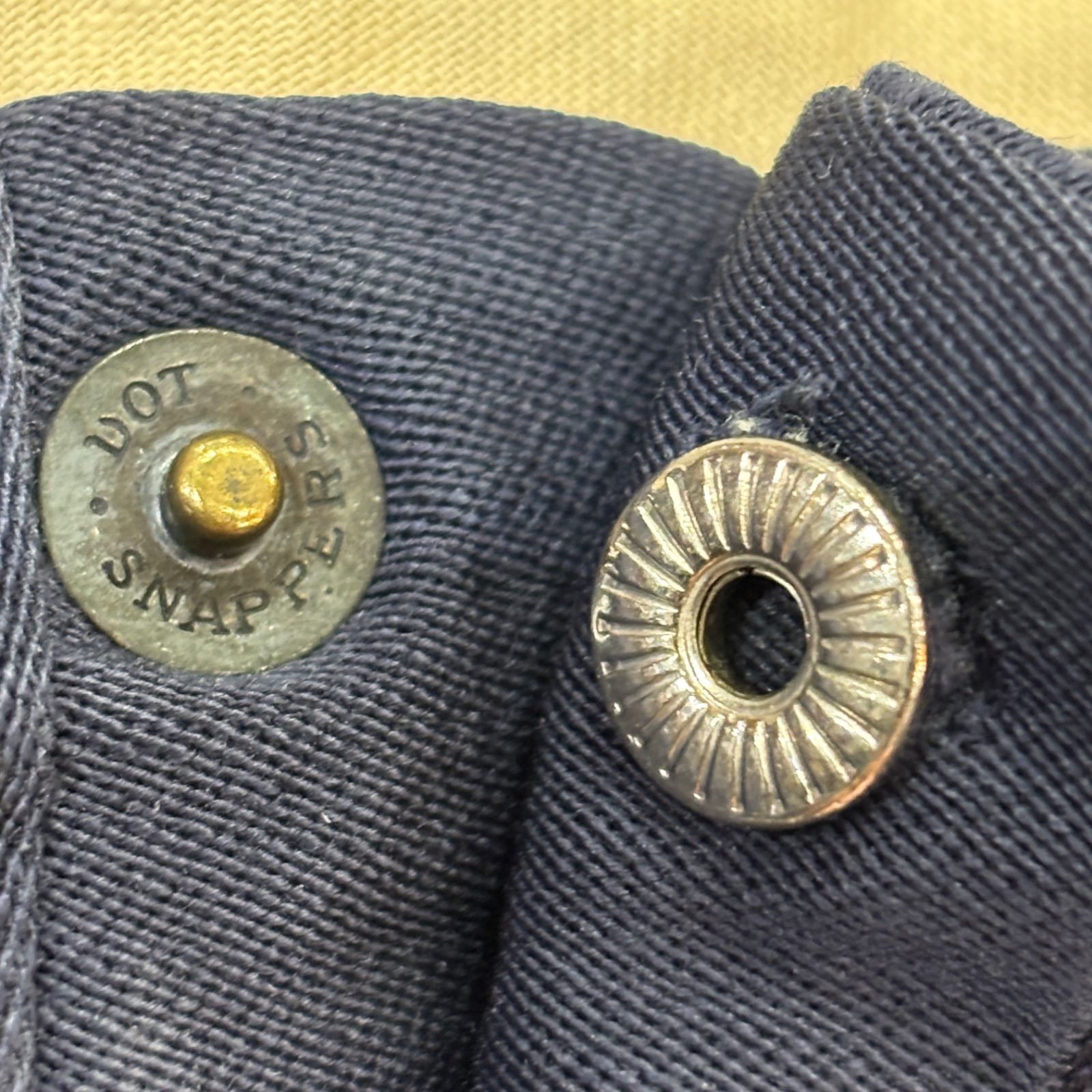 【Unknown】～60s NAVY Rayon Gabardine Slacks W31 L31.5 