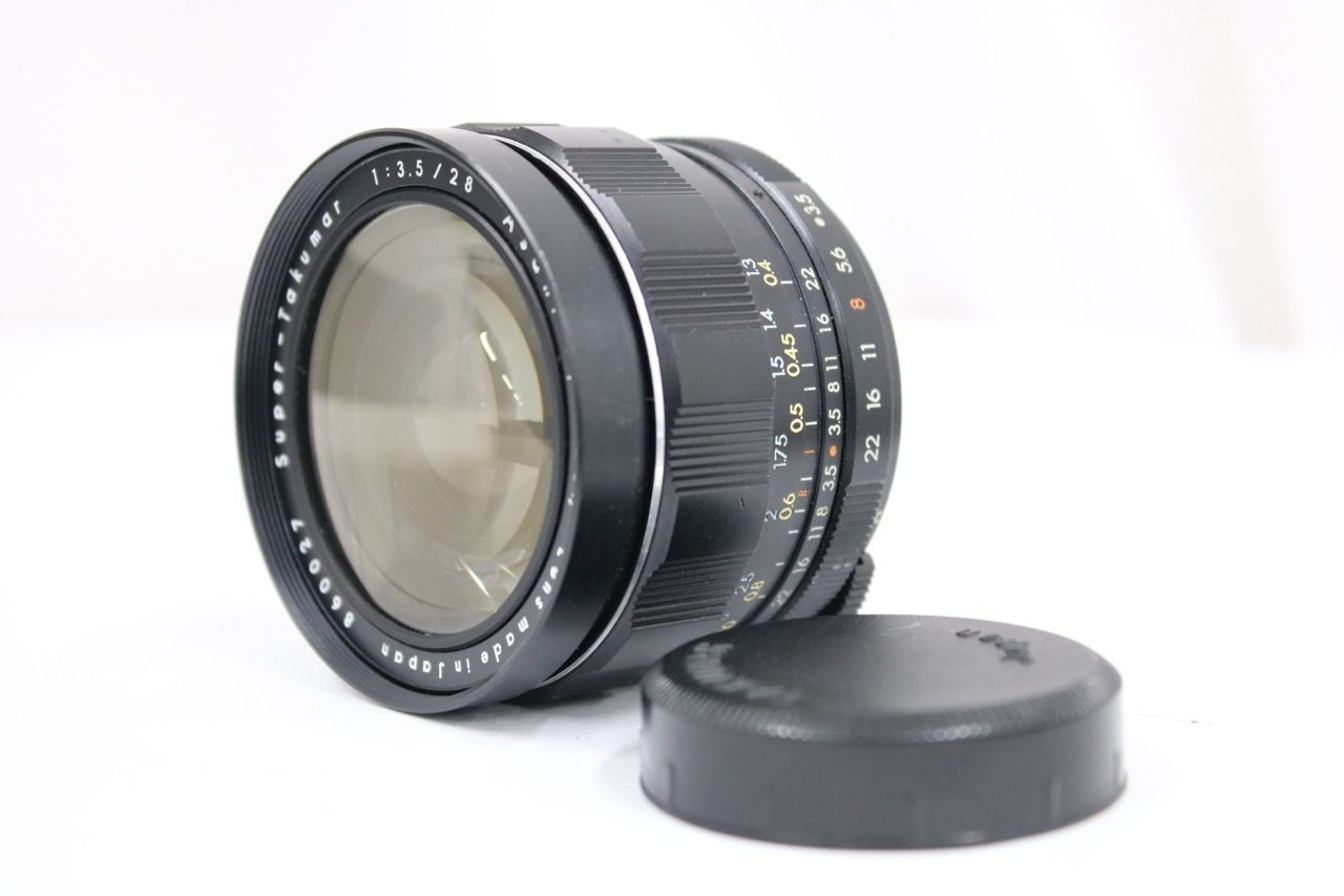 【返品保証】 【前期型】ペンタックス Pentax Super-Takumar 28mm F3.5 M42マウント レンズ e12951