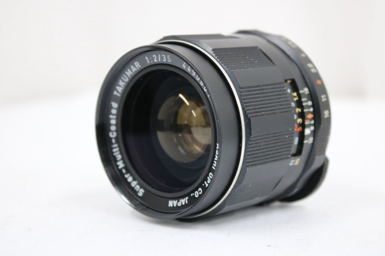 【返品保証】 ペンタックス Pentax Super-Multi-Coated TAKUMAR 35mm F2 M42マウント レンズ e12954