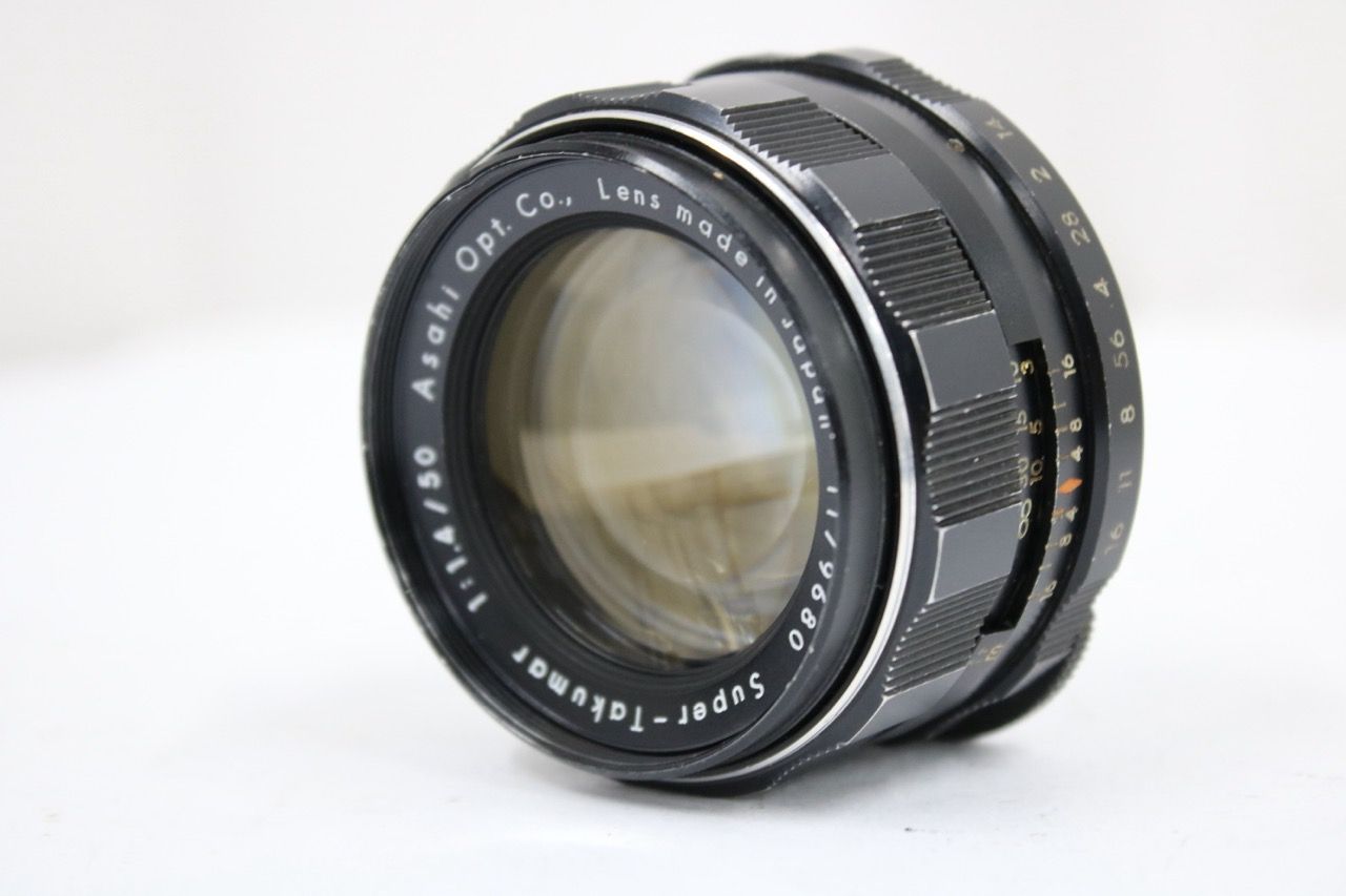 【返品保証】 【前期型】ペンタックス Pentax Super-Takumar 50mm F1.4 M42マウント レンズ e12955