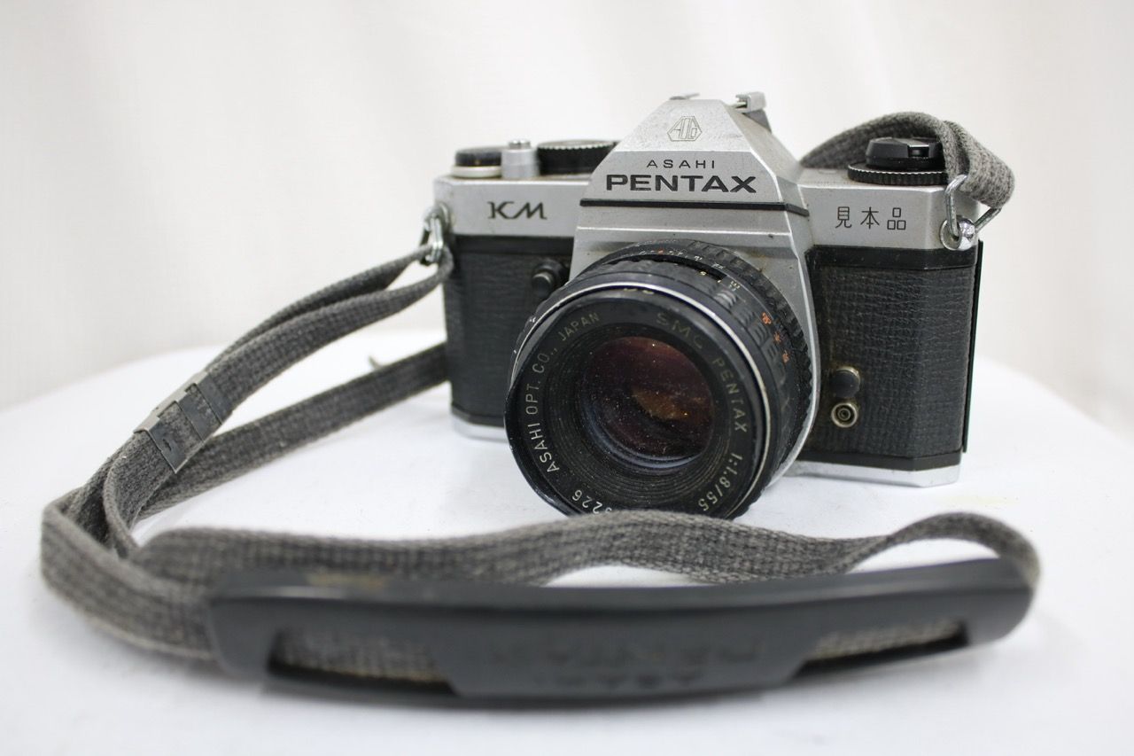 【訳あり品】 【希少 見本品】ペンタックス Pentax KM SMC 55mm F1.8 ボディ レンズセット e12990