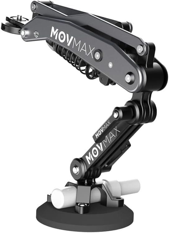 Vaxis Global Movmax ブレードアーム 日本語取扱い説明書付 DJI Pocket 3 Insta 360 GoPro HERO 12カメラ用 (グレー, Car Suction Mount) Vaxis Global Movmax ブレードアーム 日本語取扱い説明書付 DJI Pocket 3 Insta 360 GoPro HERO 12カメラ用 (グレー, Car Suction Mount)