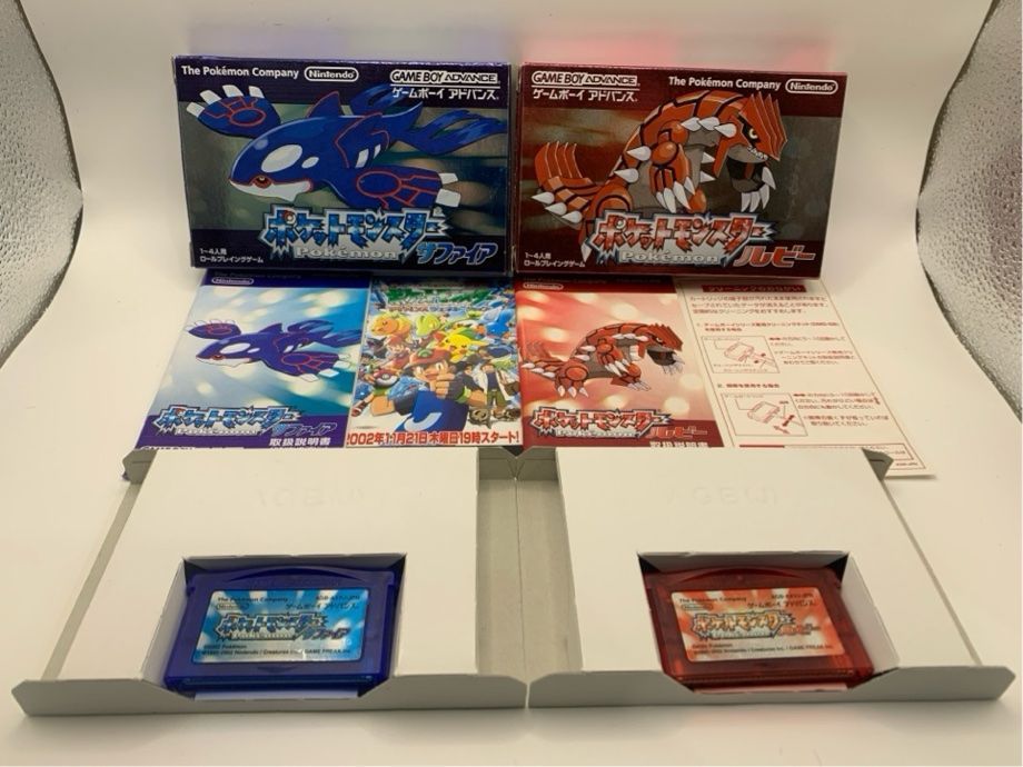 ゲームボーイアドバンス ポケットモンスター ルビー サファイア 2点セット 動作確認済み