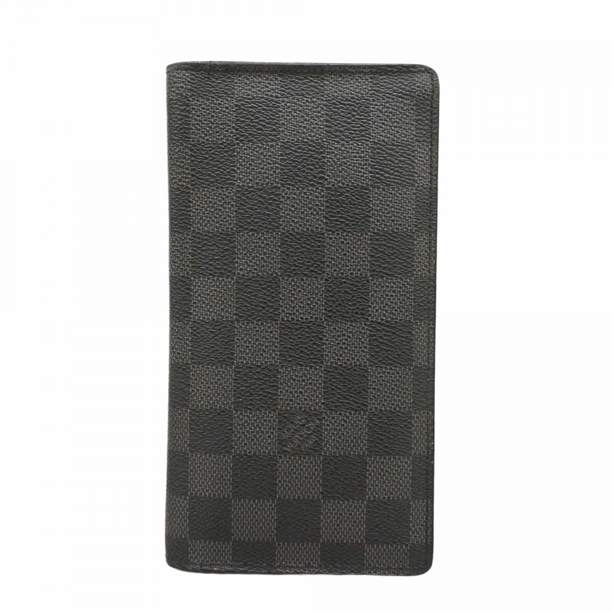 【6ed4826】ルイヴィトン 長財布 ダミエ・グラフィット ポルトフォイユブラザ N62665 ブラック【中古】メンズ