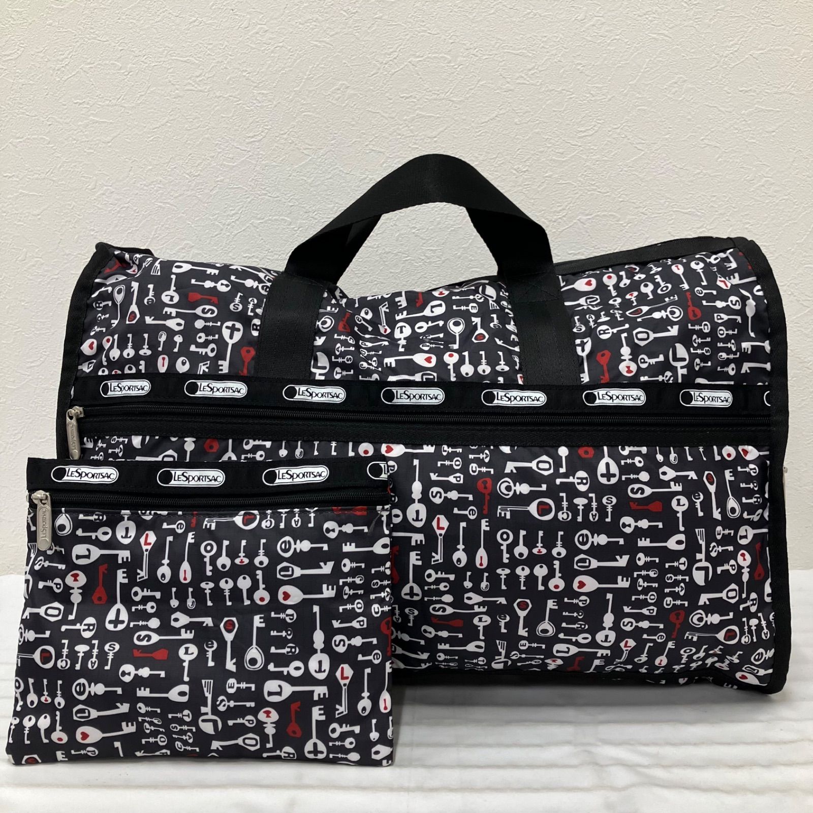 3776 LeSportsac レスポートサック 大容量 ボストンバッグ 