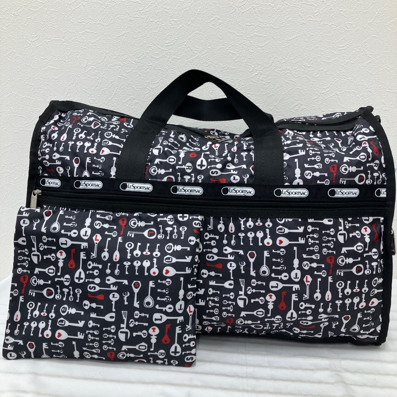 3776 LeSportsac レスポートサック 大容量 ボストンバッグ 