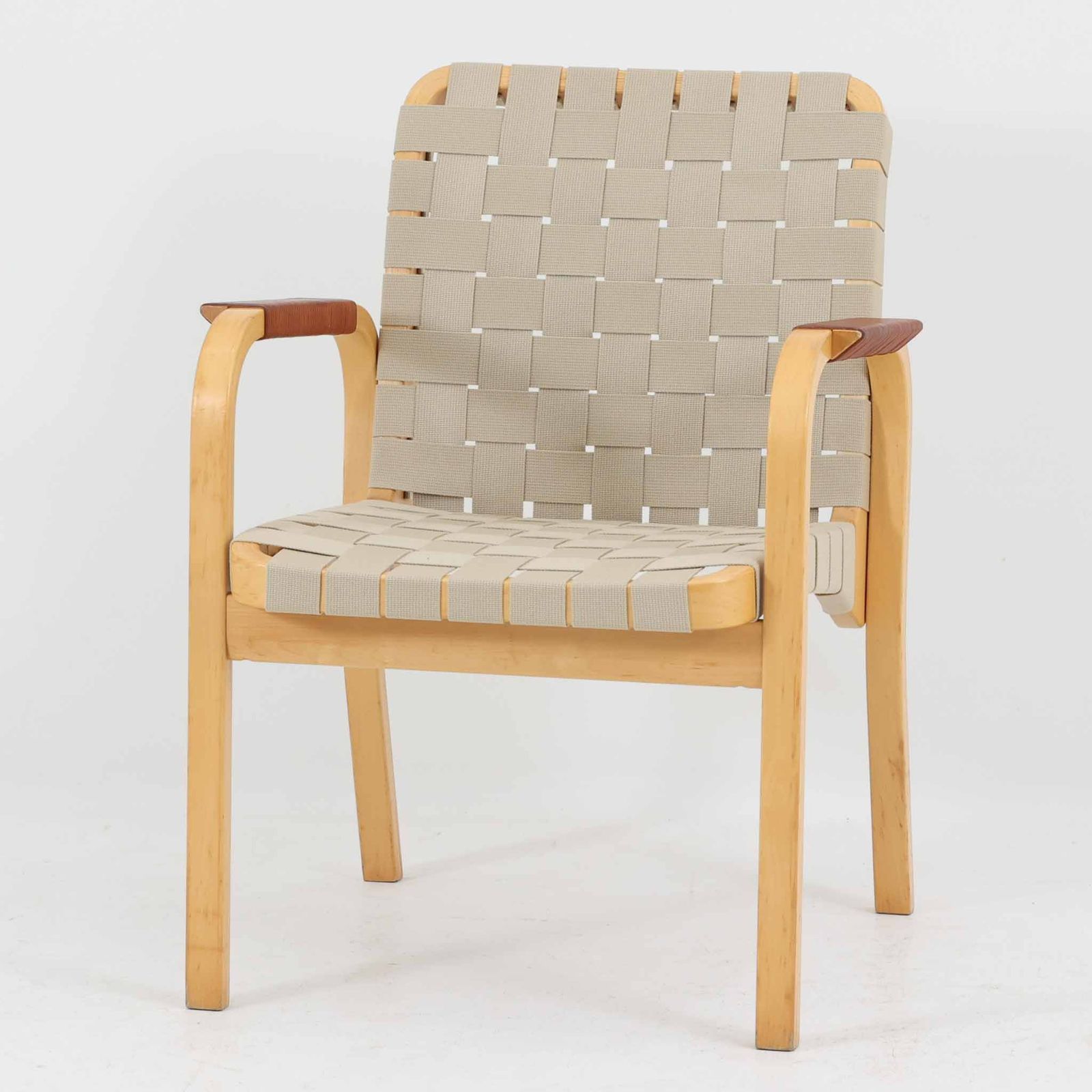 Alvar Aalto アームチェア ARMCHAIR 45 Artek アルヴァ・アアルト フィンランド製 北欧ビンテージ家具/DK19697