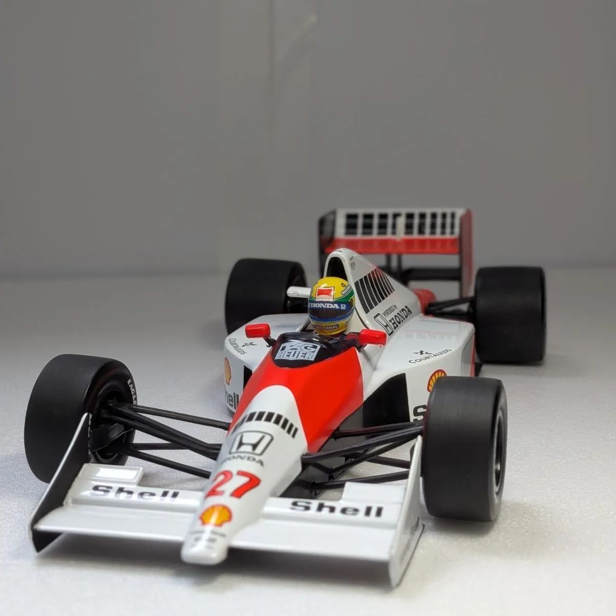 ■希少 ミニチャンプス 1/18 セナマクラーレンホンダ MP4/5B 1990 1/18 ミニチャンプス マクラーレン ホンダ MP4/5B アイルトン・セナ