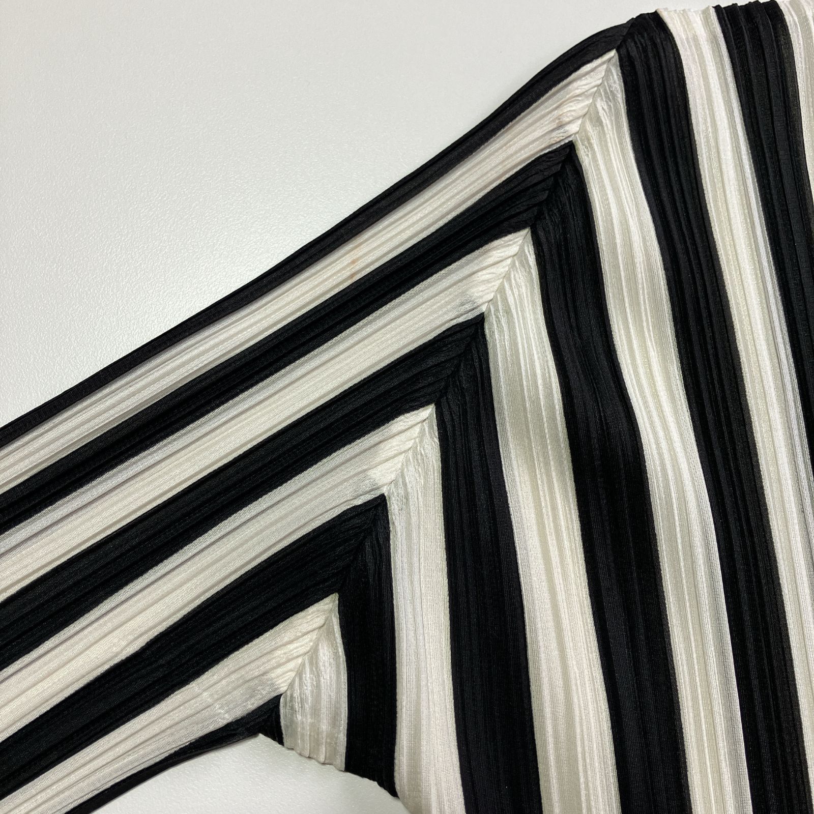 希少サンプル品】PLEATS PLEASE プリーツプリーズ ストライプ トップス