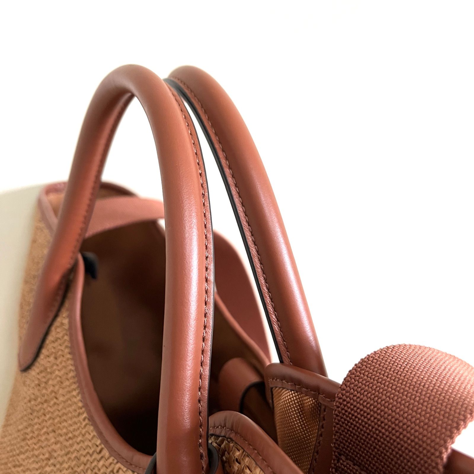 Cole Haan コールハーン ストロー トートバッグ アマガンセット 