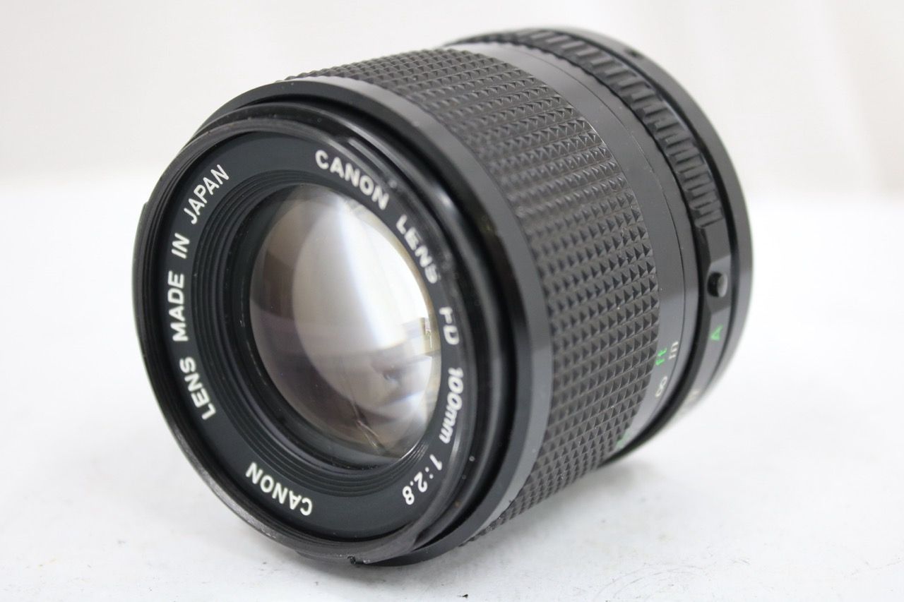 【返品保証】 キャノン Canon New FD 100mm F2.8 レンズ e13125