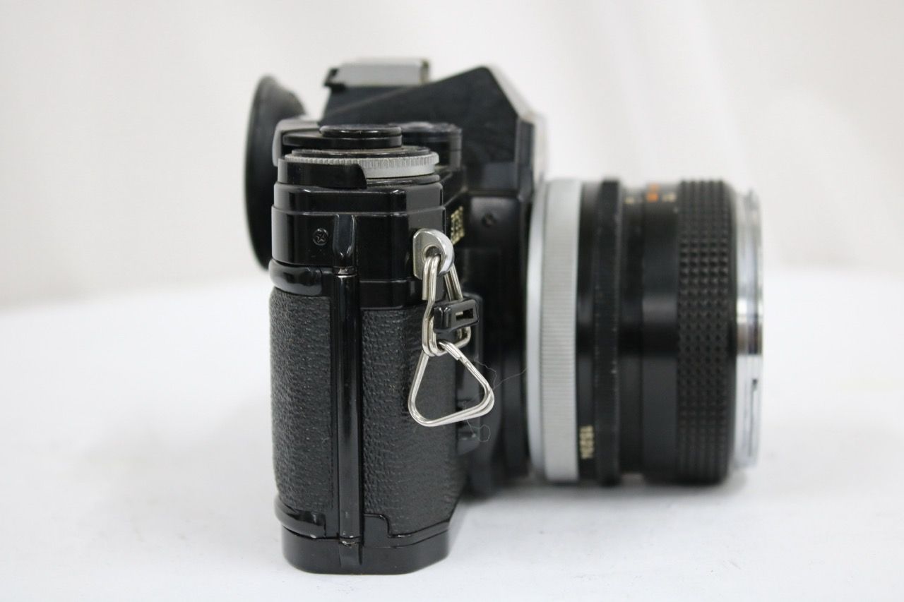 返品保証】 キャノン Canon AE-1 ブラック FD 28mm F3.5 ボディレンズ
