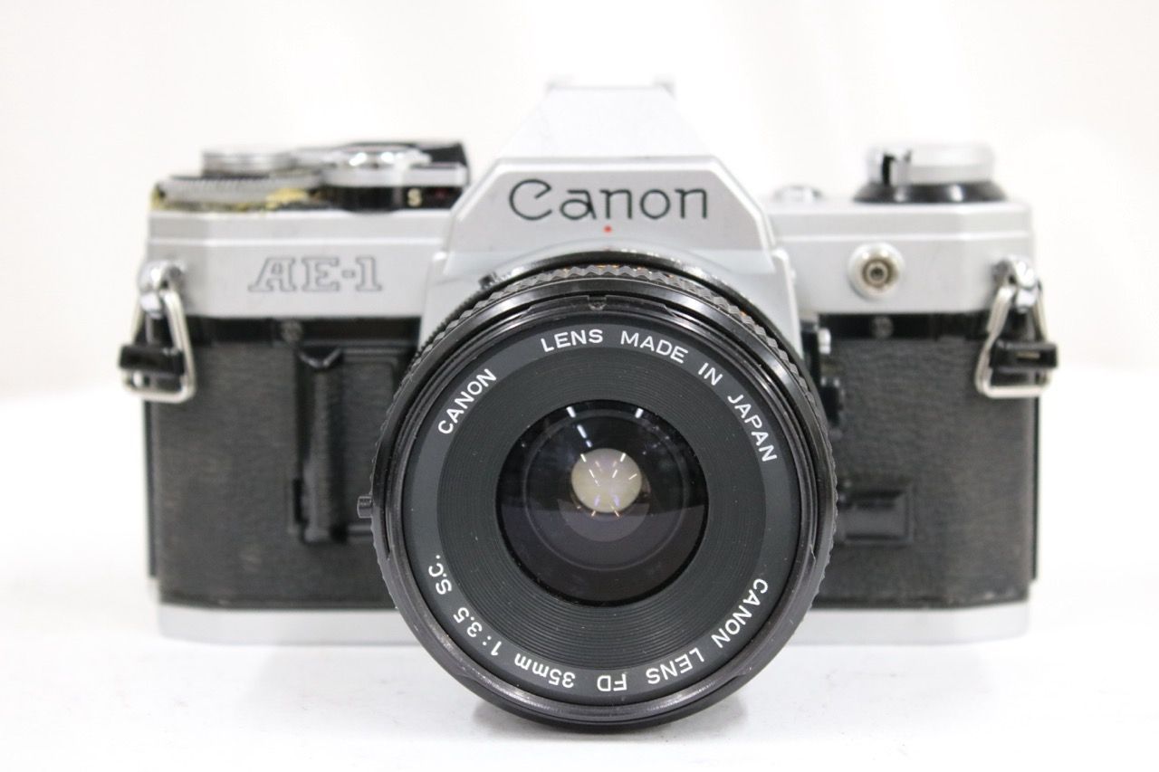 返品保証】 キャノン Canon AE-1 FD S.C 35mm F3.5 ボディレンズセット