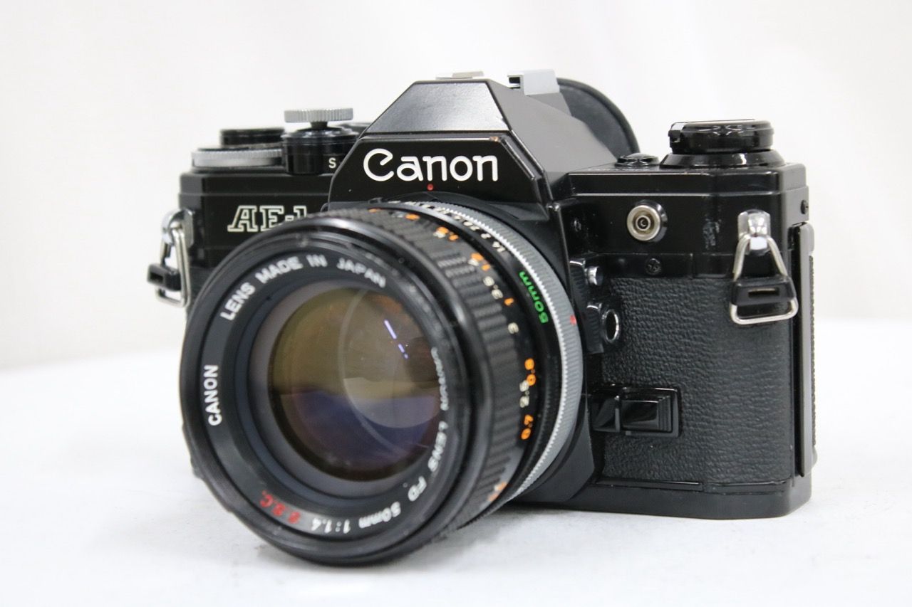 【返品保証】 キャノン Canon AE-1 FD 50mm F1.4 S.S.C. ボディレンズセット e13156