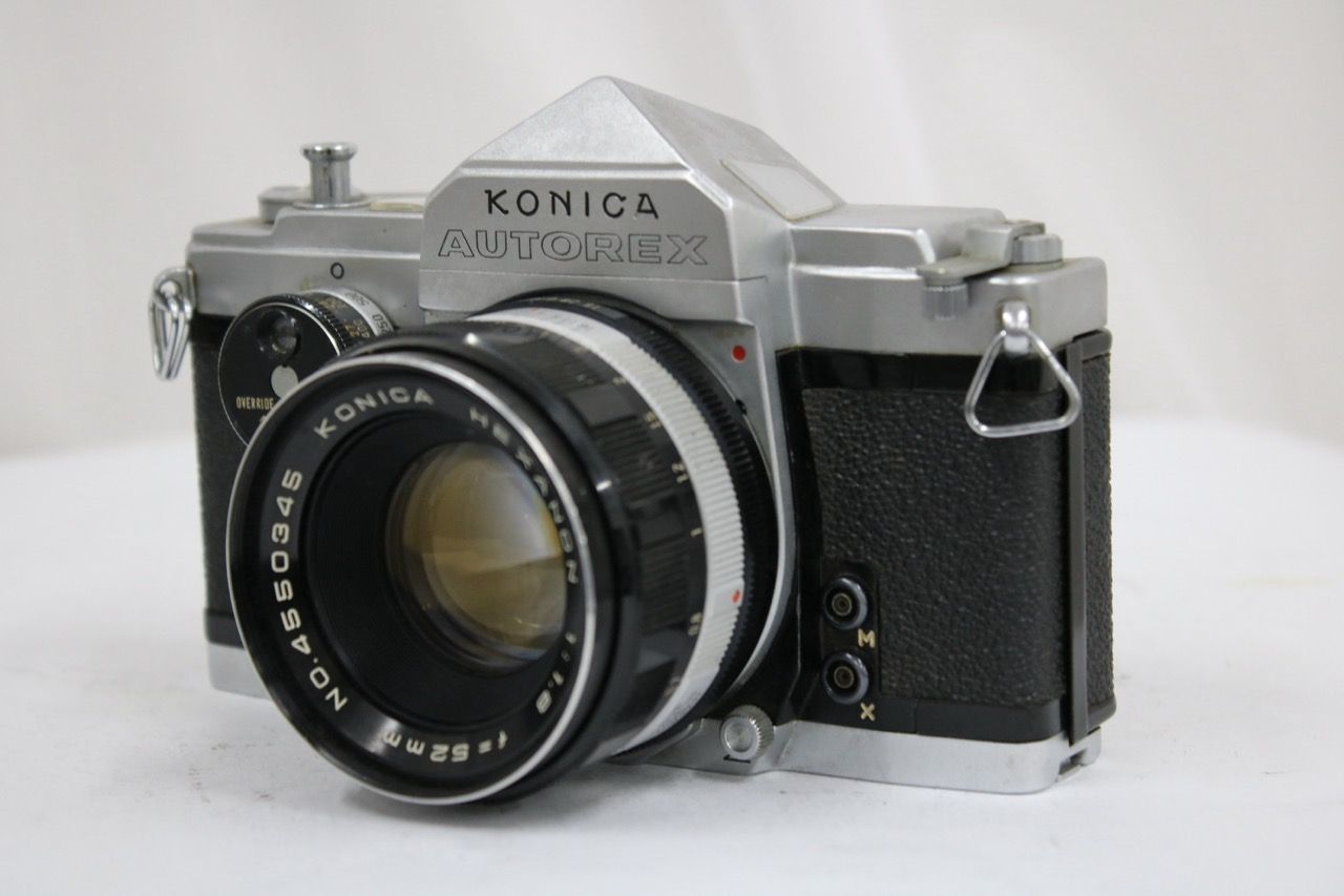 【返品保証】 コニカ KONICA AUTO REX HEXANON 52mm F1.8 ボディレンズセット e13154