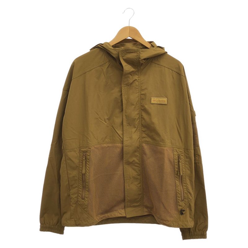 ビームス×コロンビアChallenger ウィンドブレーカージャケット 中古】Columbia BEAMS別注 Challenger Windbreaker Jacket ブラウン