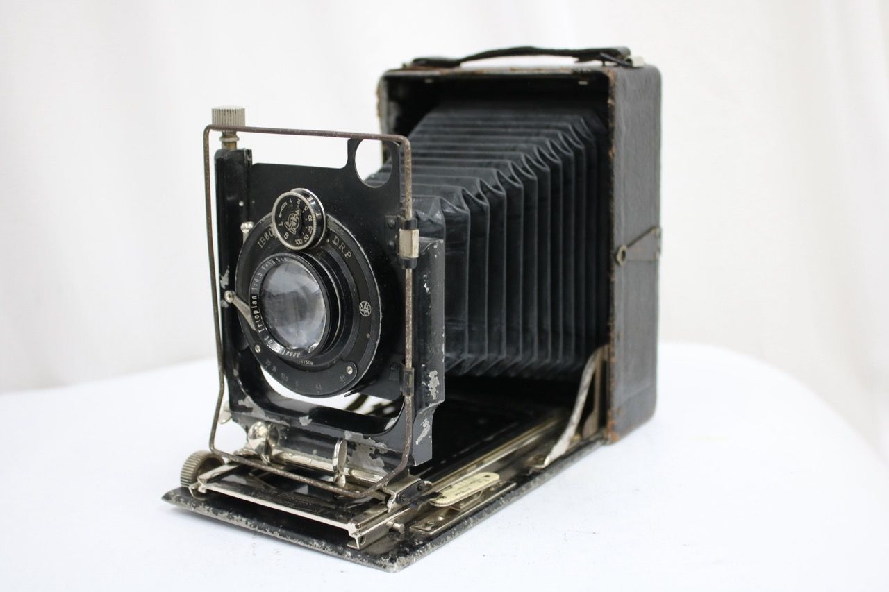 【訳あり品】 クルトベンツィン CURT BENTZIN IBSOR DRP Anastigmat Trioplan 13.5cm F4.5 蛇腹カメラ e13182