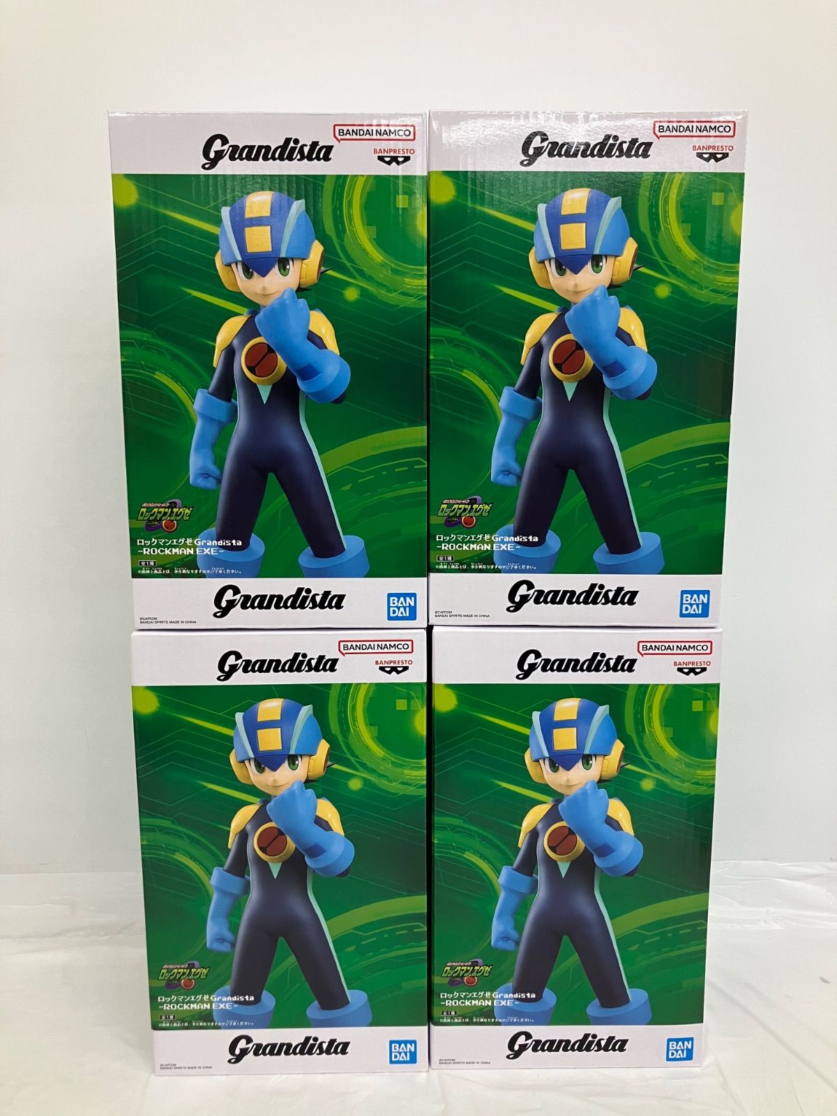 未開封 ロックマン エグゼ Grandista ROCKMAN.EXE フィギュア 4個