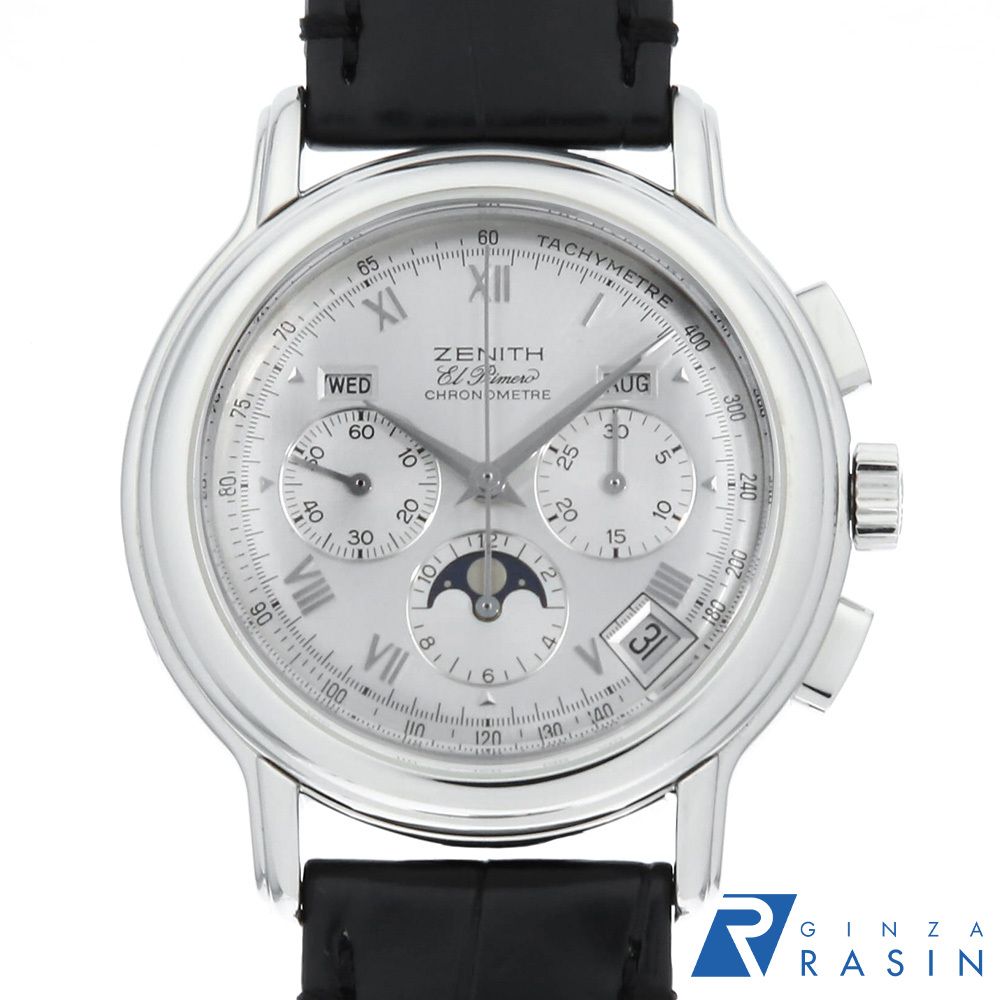ゼニス クロノマスター ムーンフェイズ 14/01.0240.410 中古 メンズ