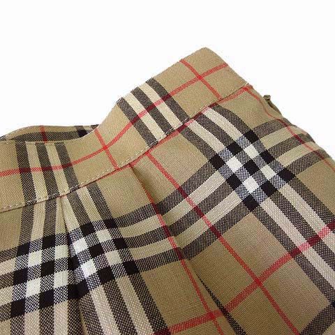 バーバリー BURBERRY スカート ロングスカート フレア タックプリーツ