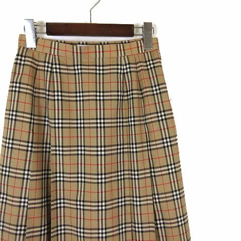 バーバリー BURBERRY スカート ロングスカート フレア タックプリーツ