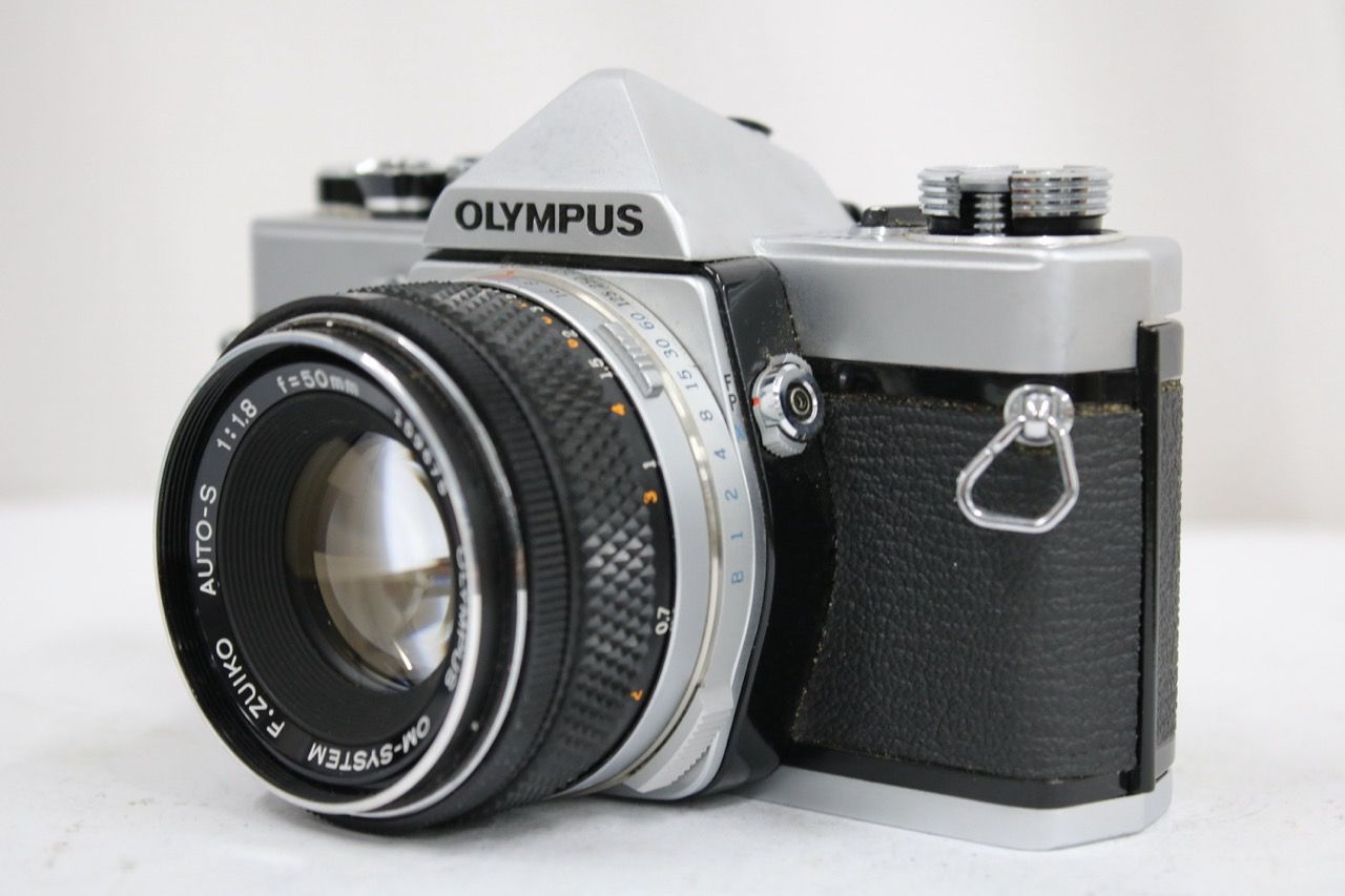 【返品保証】 オリンパス Olympus OM-1 F.ZUIKO AUTO-S 50mm F1.8 ボディレンズセット e13188