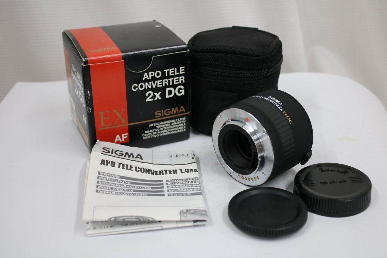 【返品保証】 【元箱付き】シグマ Sigma APO TELE CONVERTER 2x EX DC シグマSAマウント テレコンバーター e13203
