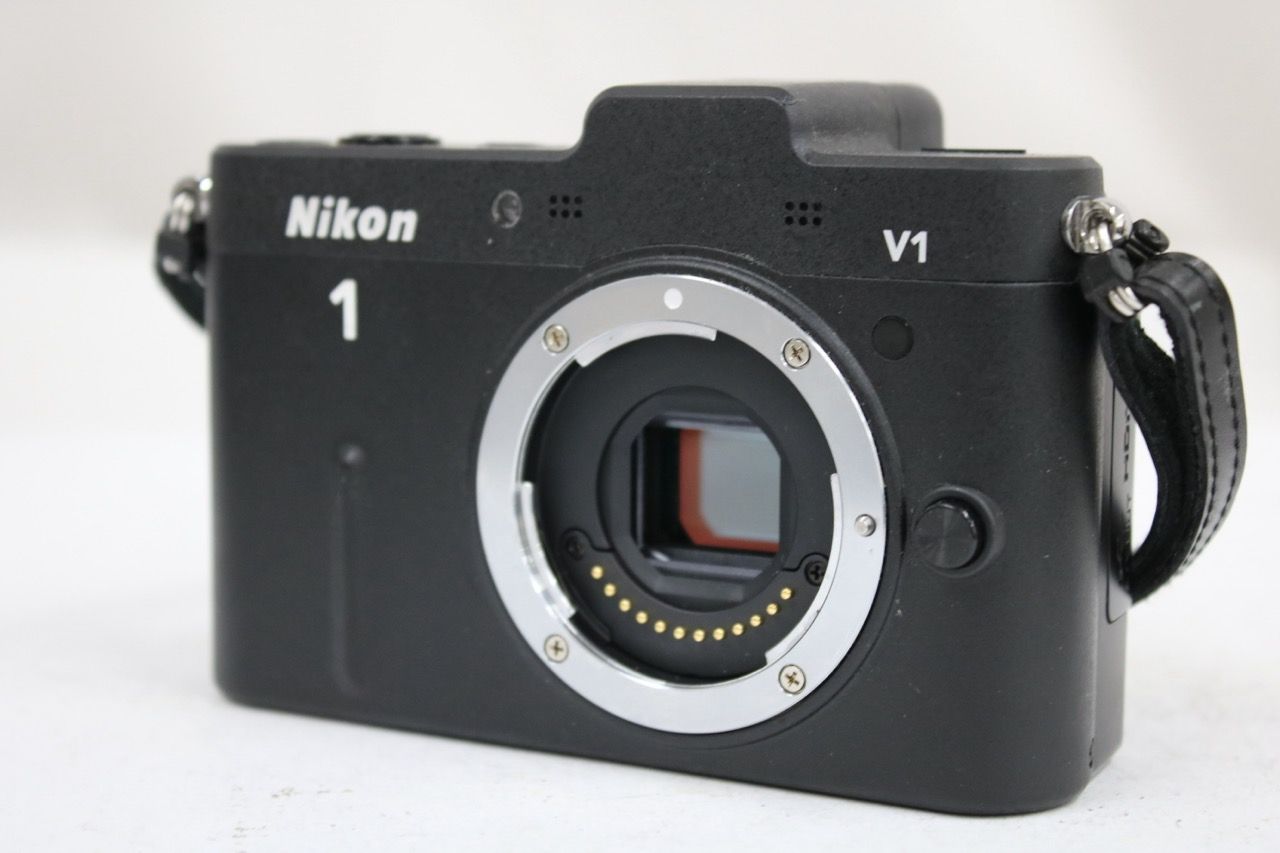 【返品保証】 ニコン Nikon 1 V1 ブラック ミラーレス一眼 ボディ e13222