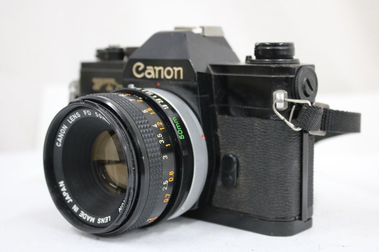 【返品保証】 キャノン Canon FTb ブラック FD 50mm F1.8 SC ボディレンズセット e13220