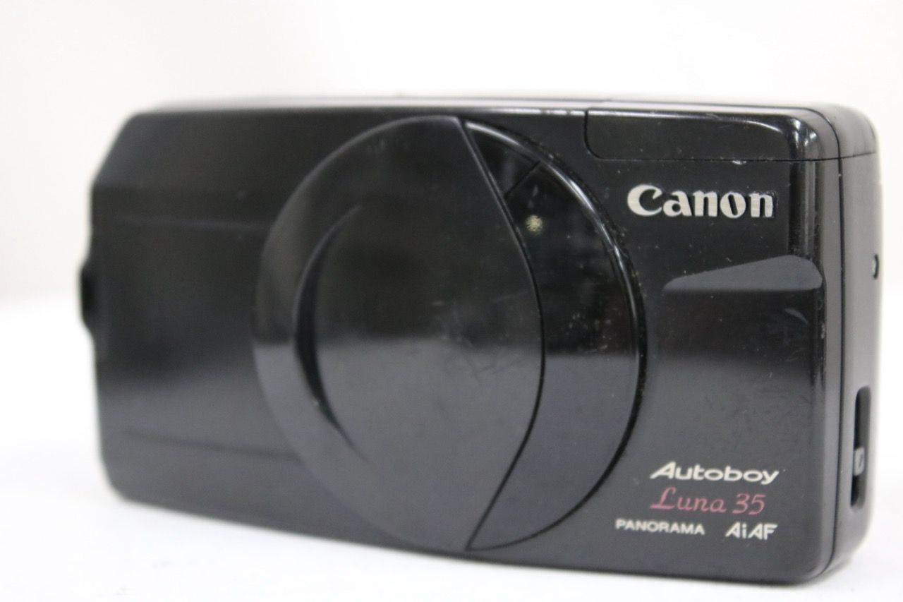 【返品保証】 キャノン Canon Autoboy Luna35 ブラック 35-70mm F4.2-7.8 コンパクトカメラ e13227