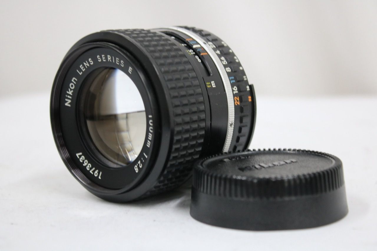 【返品保証】 ニコン Nikon SERIES E 100mm F2.8 レンズ e13237