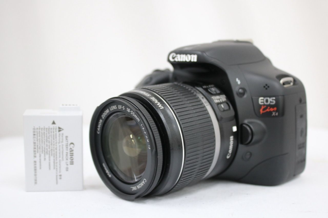【返品保証】 キャノン Canon EOS Kiss X4 EF-S 18-55mm F3.5-5.6 IS デジタル一眼 e13240