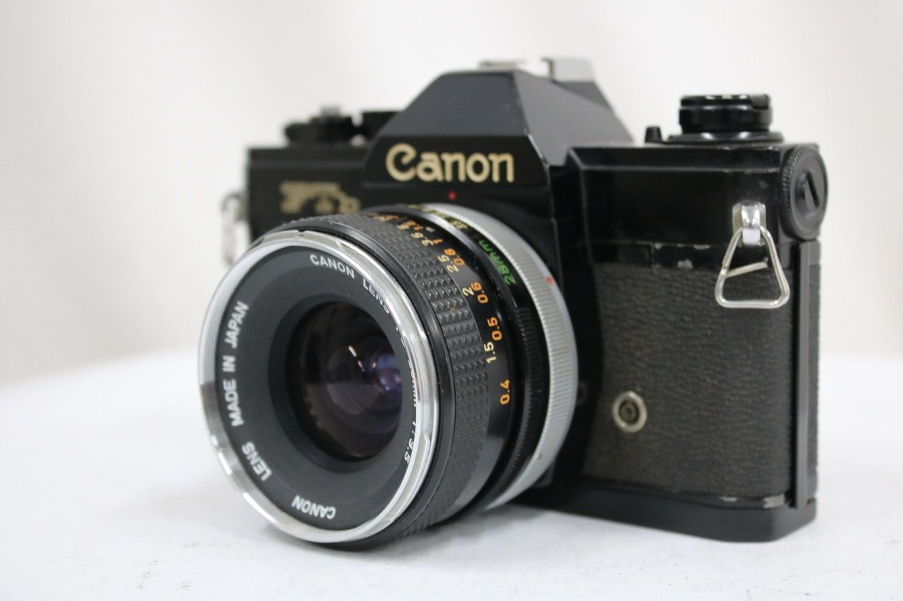 【返品保証】 キャノン Canon FTb QL FD 28mm F3.5 ボディレンズセット e13231