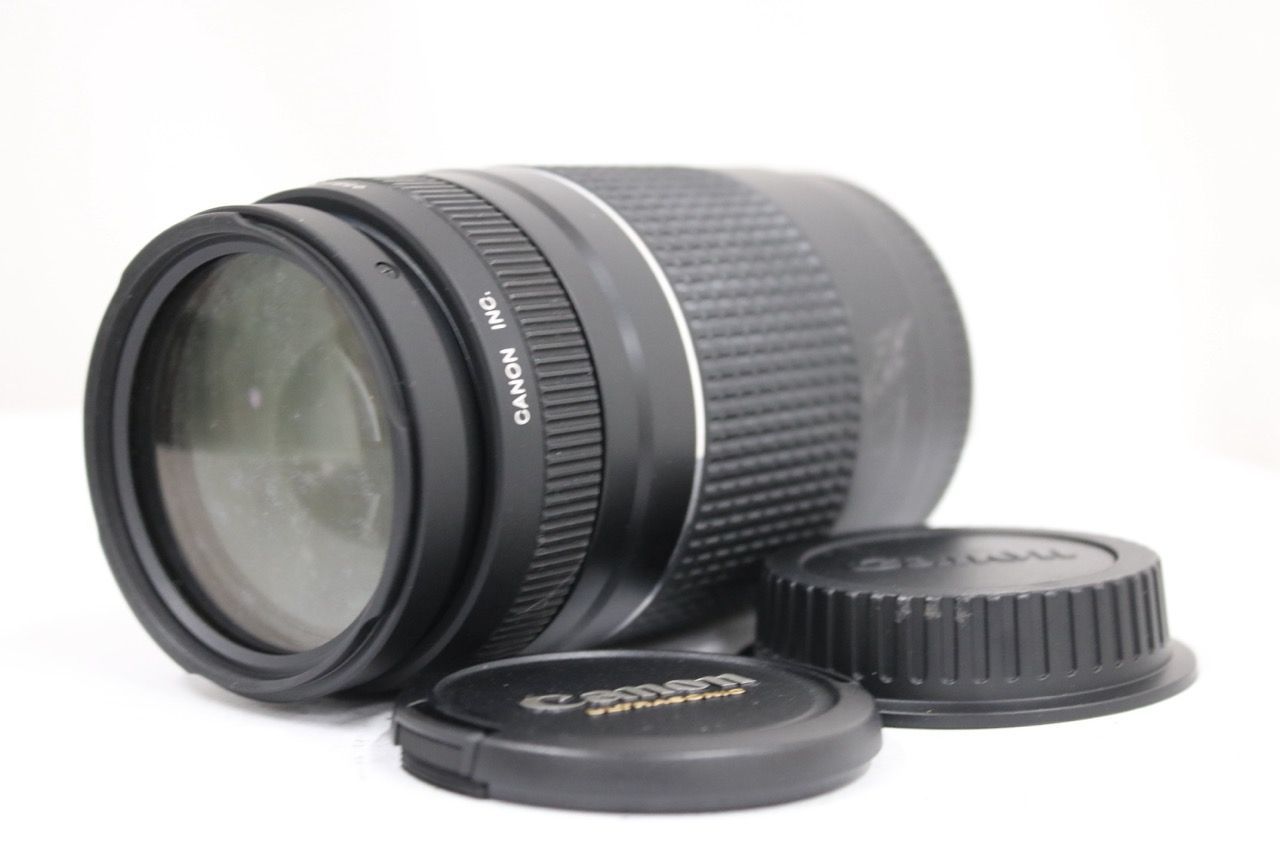 【返品保証】 キャノン Canon EF 75-300mm F4-5.6 III USM ULTRASONIC 前後キャップ付き レンズ e13247