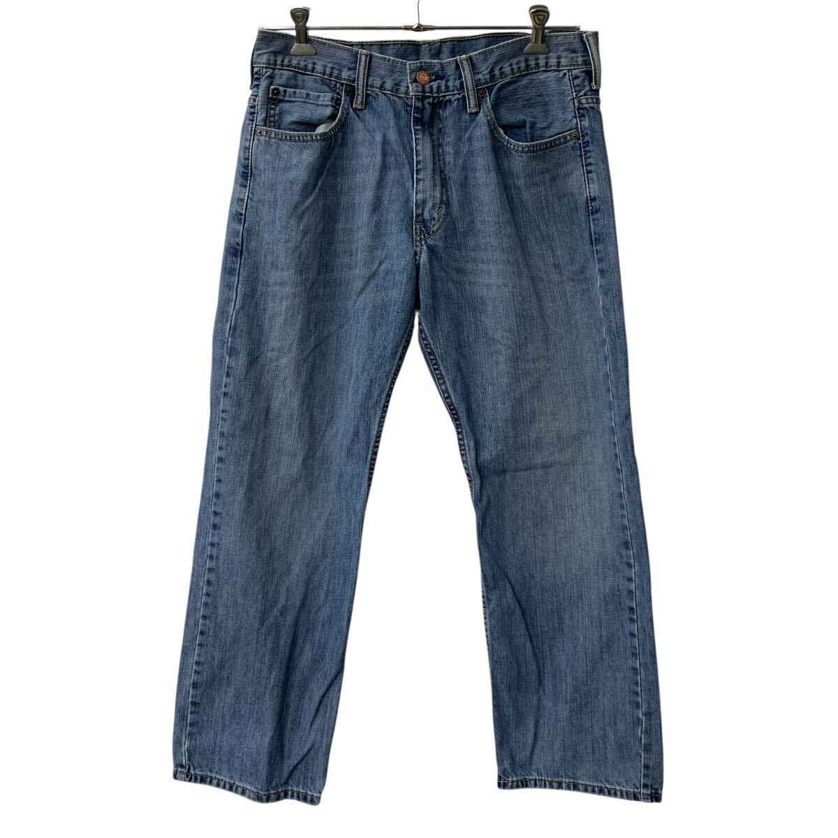Levi's 569 デニムパンツ W32 ブルー リーバイス ジップアップ 紙パッチ アメカジ デニム ジーンズ 2605-490