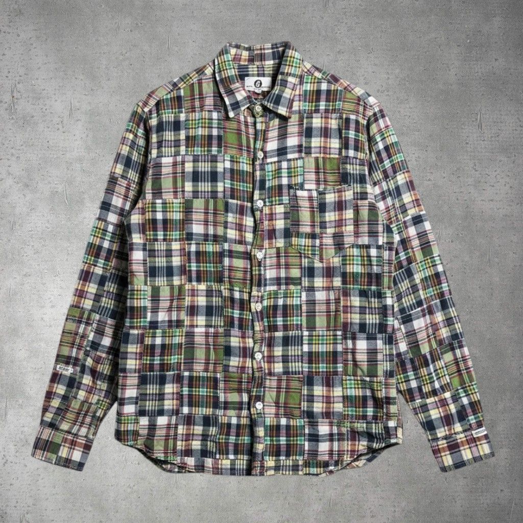GOODENOUGH グッドイナフ パッチワーク シャツ Lサイズ 0-94-1157