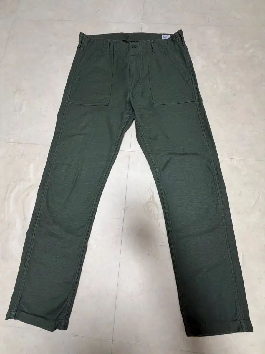 オアスロウ ファティーグ パンツ スリムフィット XL(4) サイズ カーキ