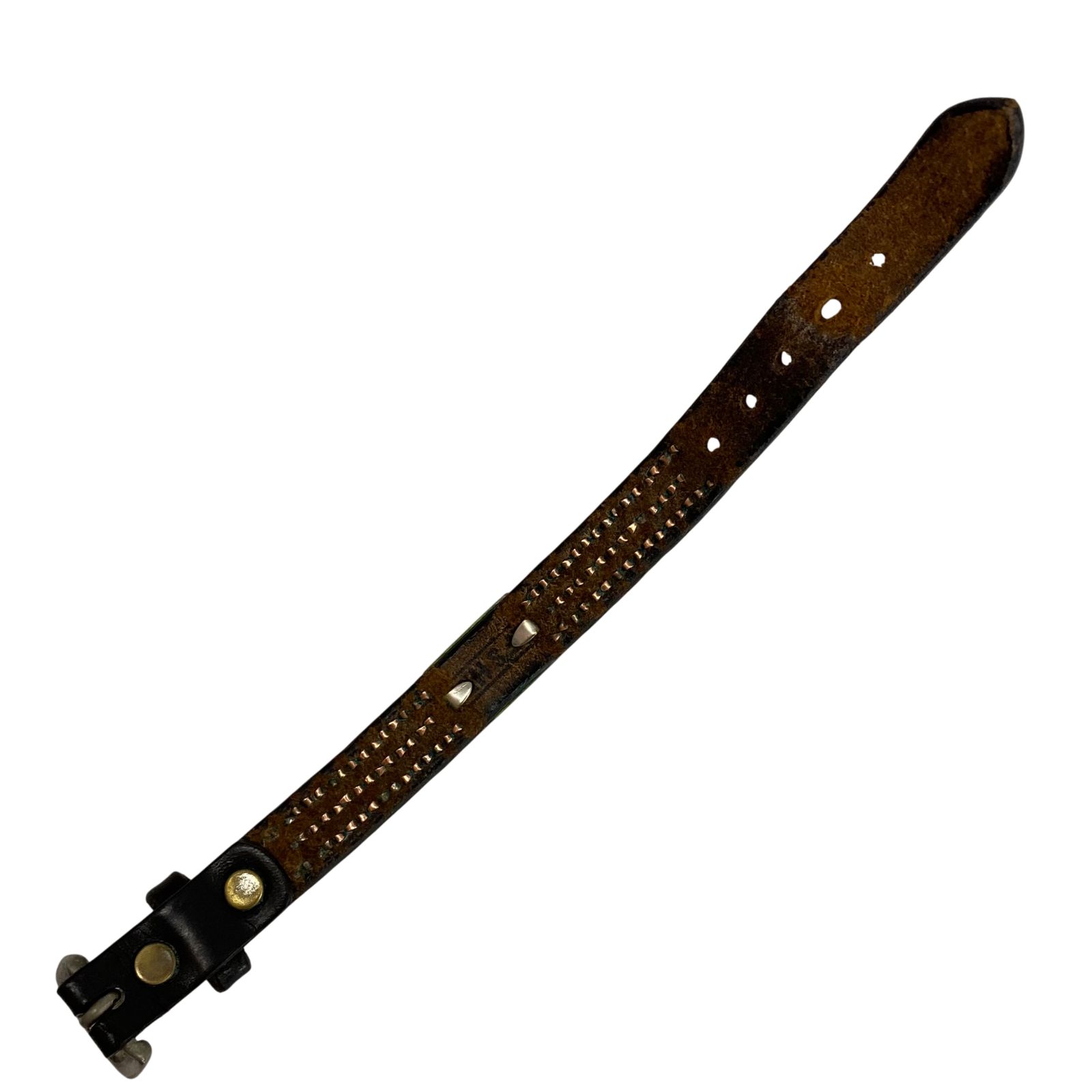 ウルフズヘッド WOLF'S HEAD WRIST BAND スタッズ レザー ブレスレット